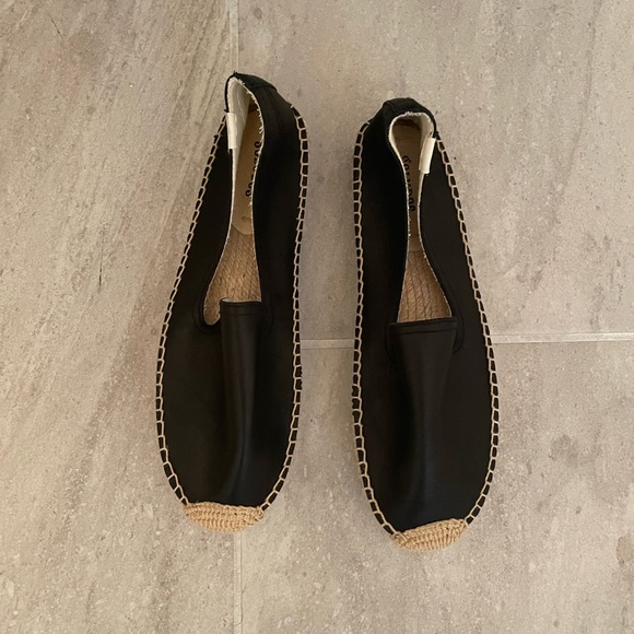 Soludos size 8.5 (39). Never worn. Black with white bottom. - Picture 3 of 4